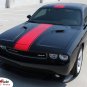 2013 Dodge Challenger / Center WIDE RALLY Racing Stripes Decals 3M Graphics RT5