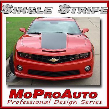 Camaro 2011 WIDE HOOD Rally Racing Stripes Decals - Pro Grade 3M Vinyl LS 753
