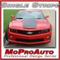 Camaro 2011 WIDE HOOD Rally Racing Stripes Decals - Pro Grade 3M Vinyl LS 753