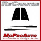2012 Charger RECHARGE COMBO Hood Decals Stripes Graphics 3M Pro Vinyl 691