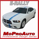 2011 Dodge Charger E-RALLY Racing Stripes Hood Decals - Pro Grade 3M Graphics 33