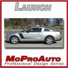 Hockey - 3M Pro Grade Mustang Hood Side Graphics Decals Stripes 2010 * 028