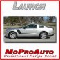 Hockey - 3M Pro Grade Mustang Hood Side Graphics Decals Stripes 2010 * 028