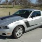 Hockey - 3M Pro Grade Mustang Hood Side Graphics Decals Stripes 2010 * 028