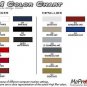 Hockey - 3M Pro Grade Mustang Hood Side Graphics Decals Stripes 2010 * 028