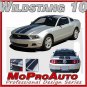 STANG Mustang Racing Stripes Decals - 3M Pro Vinyl Graphics * 2010 * 794
