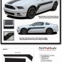 FLIGHT Center Hood Hockey Stripes 3M Vinyl Decals Graphic 2013 Ford Mustang FD4