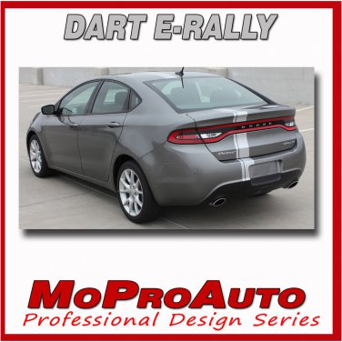 Euro Rally Racing Stripes ERALLY Dart Vinyl Decals Graphics for 2015 Dodge DV4