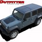 2016 Jeep Wrangler OUTFITTER Hood 3M Pro Vinyl Graphics Stripes Decals WR11