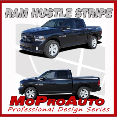 Dodge Ram Hood Spears & Sides Vinyl Graphics Decals - 2012 3M Pro Stripes A35