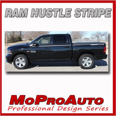 Dodge Ram Hood 2013 Spears & Sides Vinyl Graphics Decals - 3M Pro Stripes A44