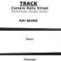 Track Side Premium 3M Vinyl Stripes Graphics Decals 2010 2011 2012 2013 Camaro