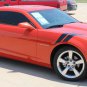 Chevy Camaro 2014-2015 Double Bar Hood Hash Lemans Stripe Decal 3M Vinyl Graphic