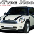 S-Type Dual Hood Stripes Decals Graphics Pro Grade 3M Vinyl fits Mini Cooper