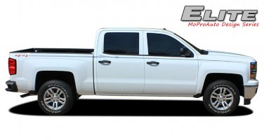 2014-2018 GMC Sierra Elite 3M Pro Grade Vinyl Side Stripes Decals Graphics