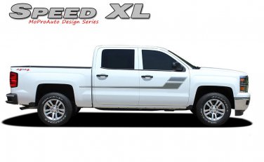 2000-2018 GMC Sierra Speed XL 3M Pro Vinyl Side Door Stripes Decals Graphics