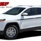2014-2017 Jeep Cherokee Chief 3M Pro Vinyl Graphics Stripes Decals Lower Rockers