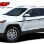2014-2017 Jeep Cherokee Chief 3M Pro Vinyl Graphics Stripes Decals Lower Rockers