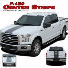 CENTER STRIPE : 2015-2018 F-150 Wide Racing Decals Stripes 3M Pro Vinyl Graphics