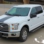 CENTER STRIPE : 2015-2018 F-150 Wide Racing Decals Stripes 3M Pro Vinyl Graphics