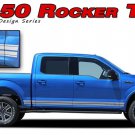 2015-2018 Rocker Two F-150 Lower Side Panel Solid Decals Stripes Vinyl Graphics