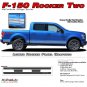 2015-2018 Rocker Two F-150 Lower Side Panel Solid Decals Stripes Vinyl Graphics
