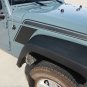 2008-2017 Jeep Wrangler RUNDOWN Stripe Decals Graphic 3M Pro Series Vinyl PD2825
