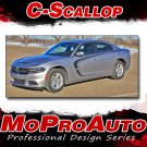 2015-2018 Dodge Charger C-STRIPE Vinyl Graphics Stripe Decals 3M Pro | PD3314