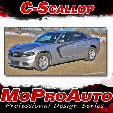 2015-2018 Dodge Charger C-STRIPE Vinyl Graphics Stripe Decals 3M Pro | PD3314