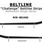 2008-2017 Dodge Challenger BELTLINE SXT R/T SE Decals Vinyl Racing Stripe 3M Pro