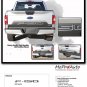 SW TAILGATE Blackout - Text Inlays Decals Ford F-150 Stripes Vinyl Graphics 2018