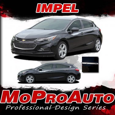 2016 2017 2018 Chevy Cruze Upper Door Stripes Vinyl Graphic OVERPASS Decals Kit