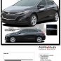 2016 2017 2018 Chevy Cruze Upper Door Stripes Vinyl Graphic OVERPASS Decals Kit