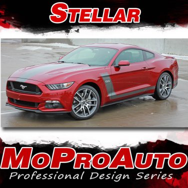 STELLAR Boss 302 Vinyl Graphics Door Stripe 3M Decals for 2016 Ford Mustang - B5