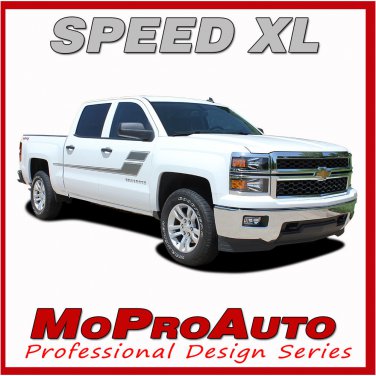 2014 GMC SIERRA SPEED XL 3M Pro Grade Vinyl Side Stripe Decals Graphic P02