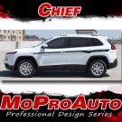 2014 2015 Jeep Cherokee Chief 3M Pro Vinyl Graphics Stripes Decals Lower Rockers