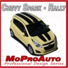 2015 Chevy SPARK RALLY Hood Racing Stripes Vinyl Graphics Pro Grade 3M Decal R84