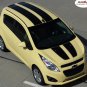 2015 Chevy SPARK RALLY Hood Racing Stripes Vinyl Graphics Pro Grade 3M Decal R84