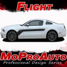 FLIGHT Center Hood Hockey Stripes 3M Vinyl Decals Graphic 2014 Ford Mustang FR14
