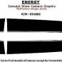 2013 Camaro ENERGY SEMA Hood Trunk Stripes Vinyl Graphics Decal PO5