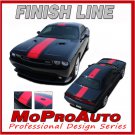 Dodge Challenger 2014 WIDE Center RALLY Racing Stripes Decals 3M Graphics RD6