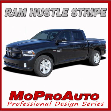 2016 Dodge Ram Hood Spears & Sides Vinyl Graphics Decals - 3M Pro Stripes A01