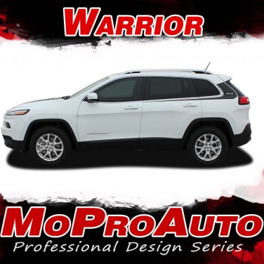 2015 2016 2017 Jeep Cherokee Warrior 3M Pro Vinyl Graphics Stripes Decals Upper