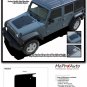 2008 Jeep Wrangler OUTFITTER Hood 3M Pro Vinyl Graphics Stripes Decals WR14