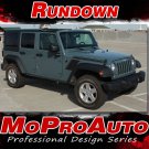 2014 Jeep Wrangler RUNDOWN Hood Fender 3M Pro Vinyl Graphics Stripes Decals RW66