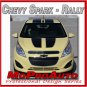 2014 Chevy SPARK RALLY Hood Racing Stripes Vinyl Graphics Pro Grade 3M Decal R14