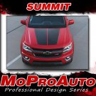 2018 Chevy Colorado SUMMIT Split Dual Hood Vinyl Graphic Stripe Decals 3M Pro C5