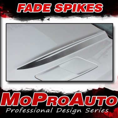 2015-2017 FADE SPIKE Ford Mustang Faded Hood Spears Stripe Vinyl Graphic Decal