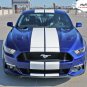 2015-2017 Ford Mustang Lemans Hood Racing Rally Stripes 3M Vinyl Graphic Decal S