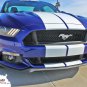 2015-2017 Ford Mustang Lemans Hood Racing Rally Stripes 3M Vinyl Graphic Decal S